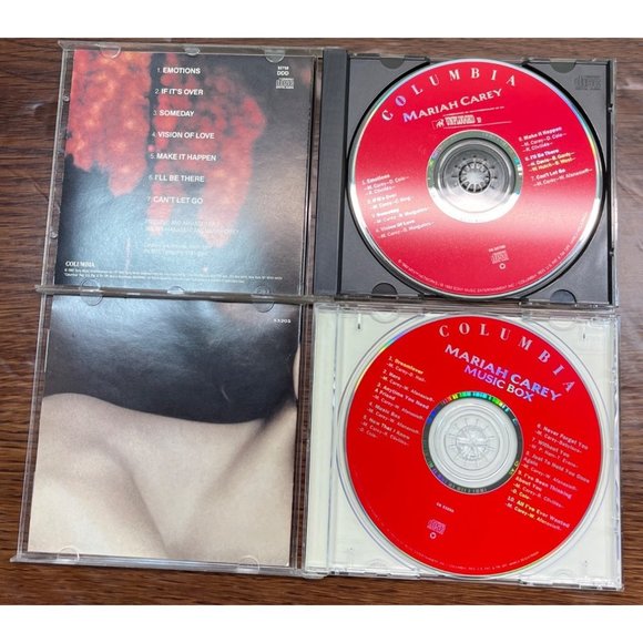 Mariah Carey CD Lot of 2 MTV Unplugged EP and Music Box Pop - Picture 2 of 8